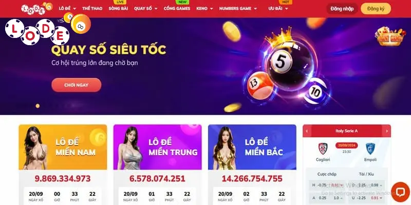 Lode88 - Nhà Cái Chuyên Lô Đề Số 1 Châu Á 13 Khám phá các sảnh cược HOT nhất tại nhà cái hiện nay