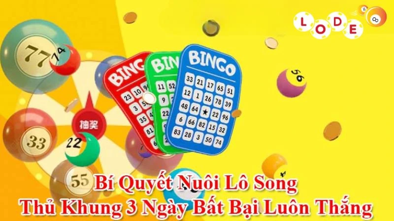 Nuôi Lô Song Thủ Khung 3 ngày Chuẩn - Chơi Là Thắng 4 Bí quyết nuôi lô song thủ khung 3 ngày theo phương pháp bạc nhớ